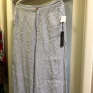 Tahari 100% linen pants